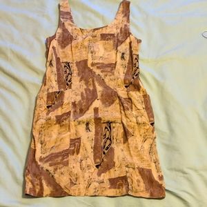 Vintage 90s All That Jazz Mini Dress Small